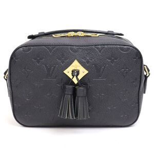 Louis Vuitton Santonge Noir Monogram Implant Leather